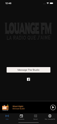 Android application Louange FM screenshort