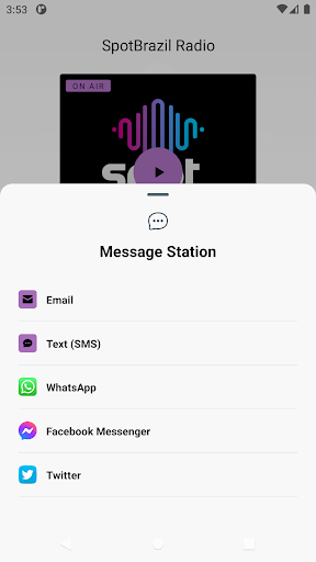 SpotBrazil Radio Screen 3