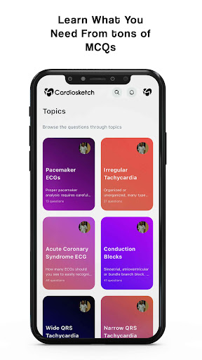 Android application CardioSketch - ECG & EP Cases screenshort