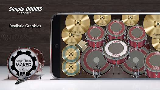 Captura 21 Drums Maker: Batería virtual android