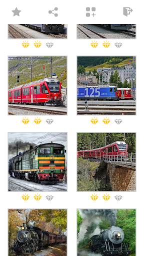 Jigsaw Train Mosaic Puzzles Screen 3