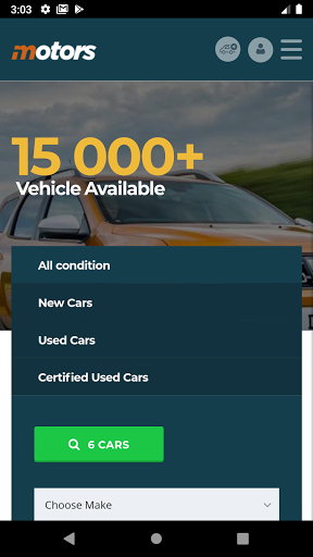 Android application automobileug screenshort