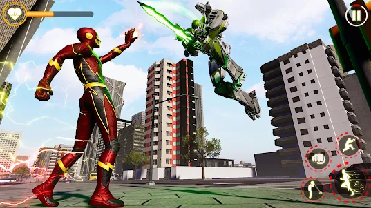 Flash Speed Hero Superhero 3d
