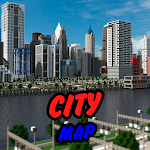 Cover Image of Tải xuống Thành phố cho Bản đồ MCPE  APK