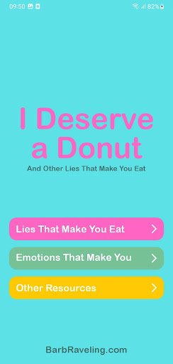 Android application I Deserve a Donut screenshort