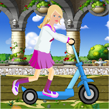 Miss Barbie Ride Scooter icon