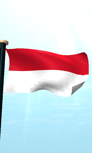 Monaco Flag 3D Live Wallpaper