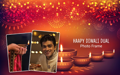Diwali Dual Photo Frames
