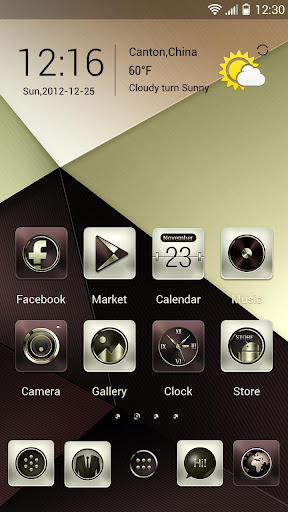About Decent Go Launcher Theme