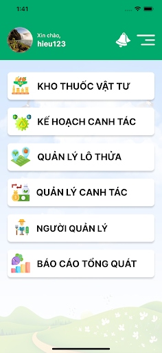 2Nông: Quản lý canh tác Screen 3