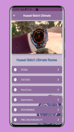 Huawei Watch Ultimate Guide Screen 2