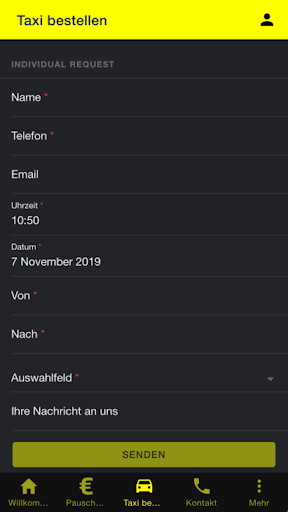 Taxi Bad Nauheim Screen 3
