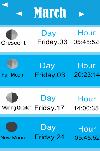 Lunar Calendar In English