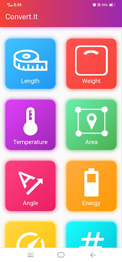 Android application Convert It screenshort