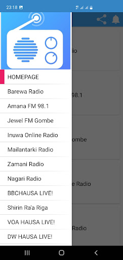 Gombe Radio Stations - Nigeria Screen 3