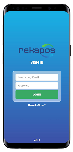 Android application reka POS screenshort