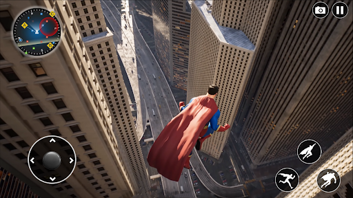 Flying Superhero Crime City Screen 3
