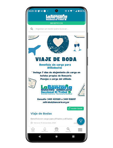 La Bancaria Secc. El Trebol Screen 2