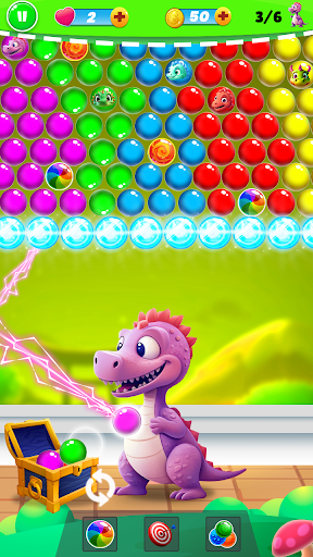 Dinos Rescue : Aim Bubbles Pop Screenshot