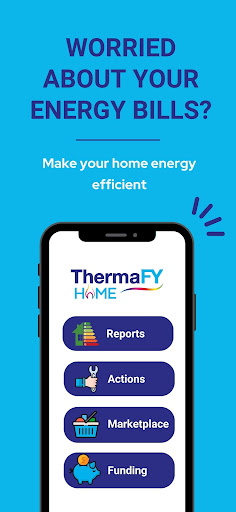 Android application ThermaFY Home screenshort