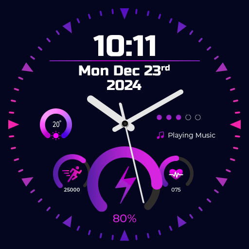 Neon Digital Clock Smart Watch Descarga en Windows