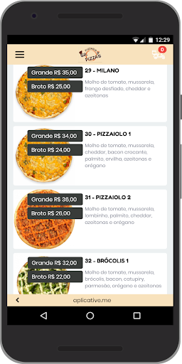 Sr. Pizzas Screen 2