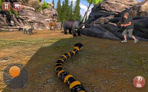 Scary Anaconda Game 3D - Wild Angry Animal Attack 2.1 APK screenshots 4