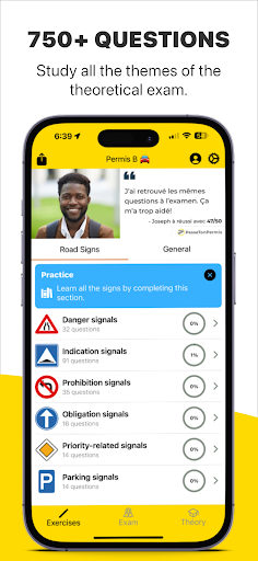 Screenshot of Belgium Driving Test 2025