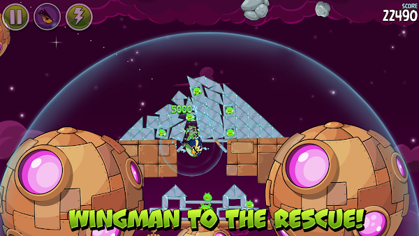 Angry Birds Space HD screenshot 2