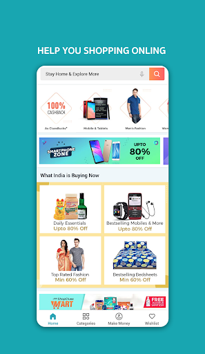 Android application Online Guide Shopping App screenshort