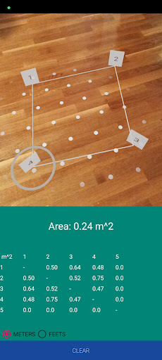 Camera Distance and Area Screen 3