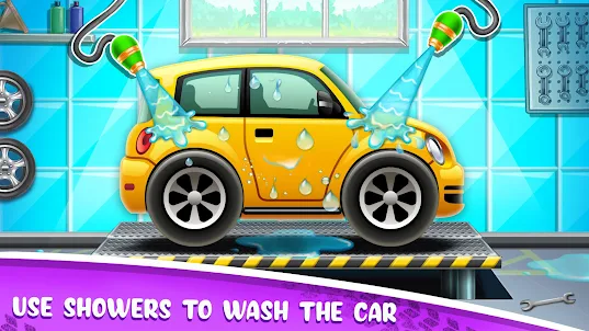 เกมส์ล้างรถสำหรับเด็ก
