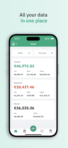 Android application Quipu Invoicing Software screenshort