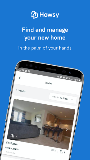 Android application Howsy for Renters screenshort