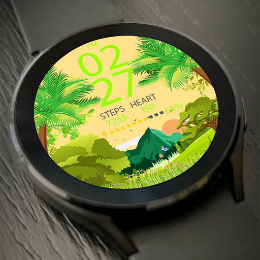 Key053 Nature Watch Face Screen 2