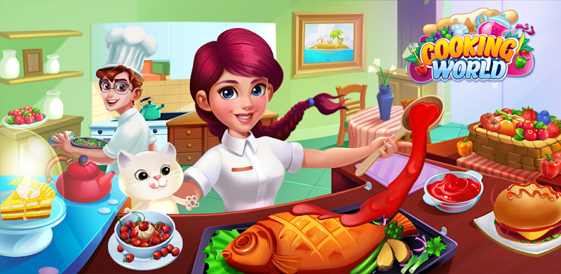 Cooking World: Casual Cooking Games of my cafe'