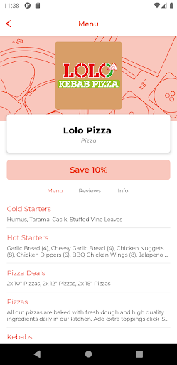 Lolo Pizza W3 Screen 2