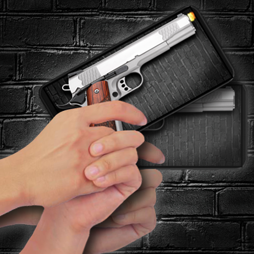 Virtual gun logo