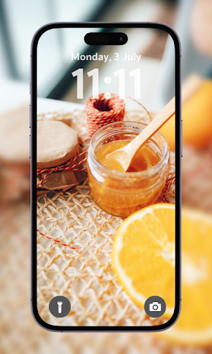 Honey Aesthetic Lockscreen