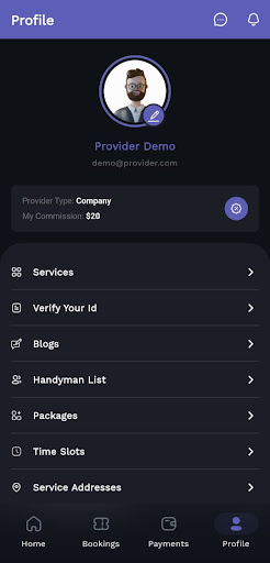 Android application Deccan Contracting Provider screenshort