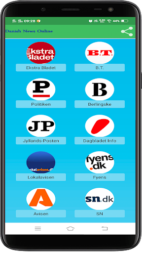 Android application Danish News All screenshort