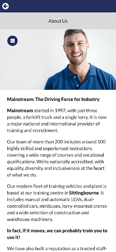 Mainstream Fleet Services Screen 2