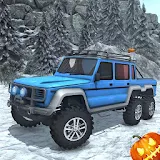 Snow Driving Offroad 6x6 Truck icon