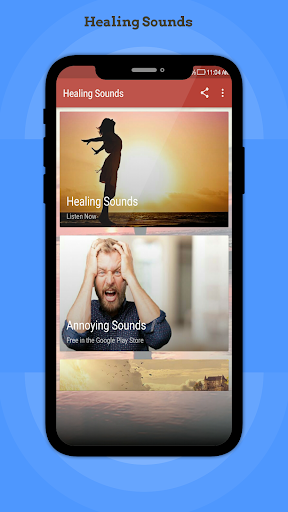 Android application Healing Sounds screenshort