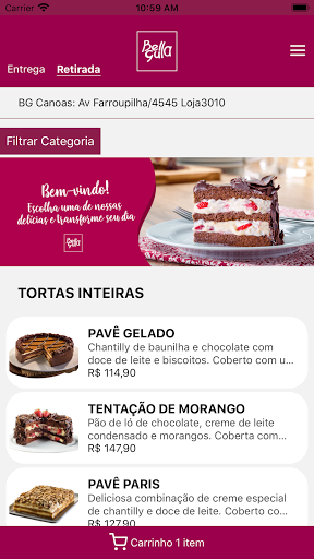 Android application Bella Gula screenshort