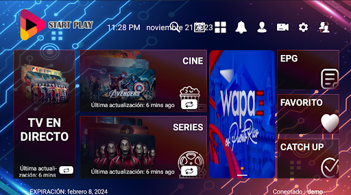 START PLAY Screen 3