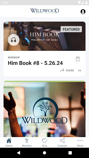 Android application Wildwood Community Church screenshort