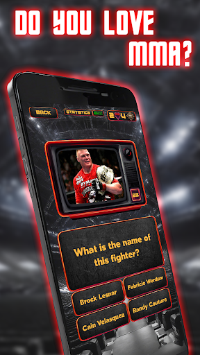 Android application MMA Quiz Game screenshort