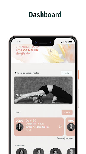 Android application Jivamukti Yoga Stavanger screenshort