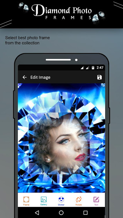 Diamond Photo Frame - 1.0.1 - (Android)